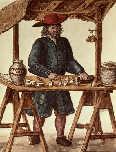 Venetian Tobacco Vendor by Jan van Grevenbroeck